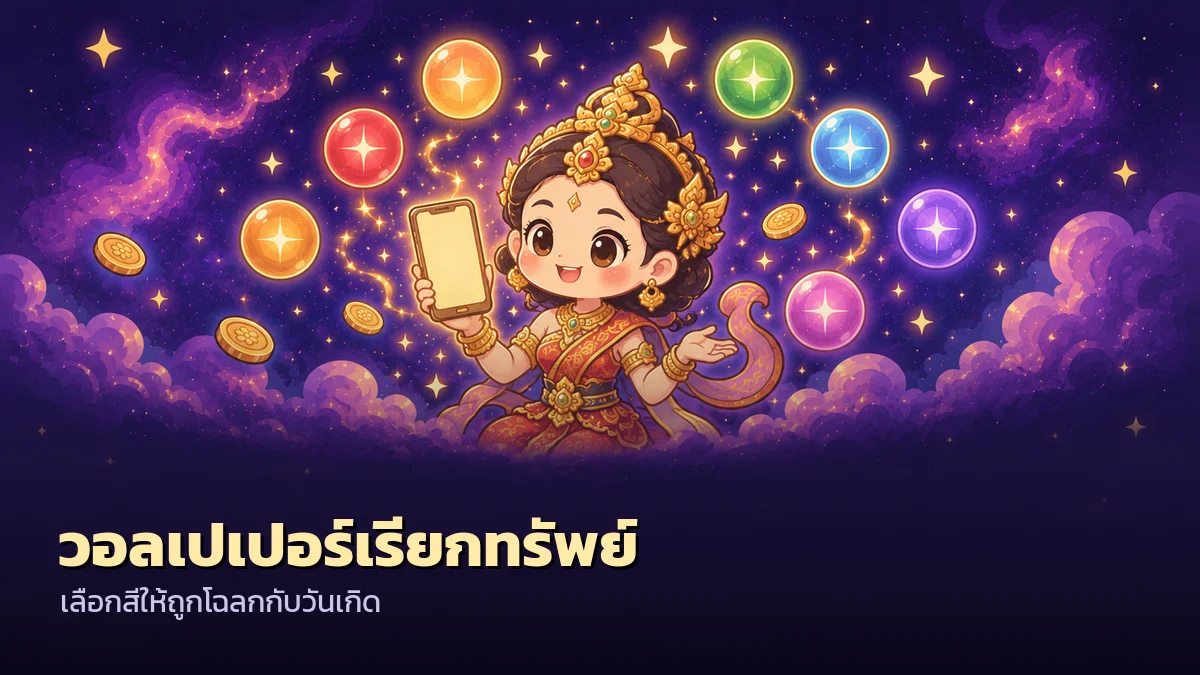 วอลเปเปอร์เรียกทรัพย์ เลือกสีให้ถูกโฉลกกับวันเกิด