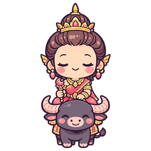 พระอังคาร เทพประจำวันอังคาร ทรงควาย