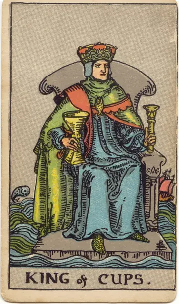 ไพ่ทาโรต์ ราชา ถ้วย King of Cups