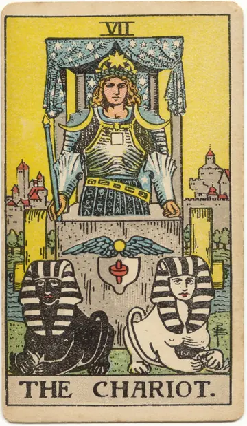 ไพ่เดอะแชริออท The Chariot ไพ่ทาโรต์หมายเลข 7