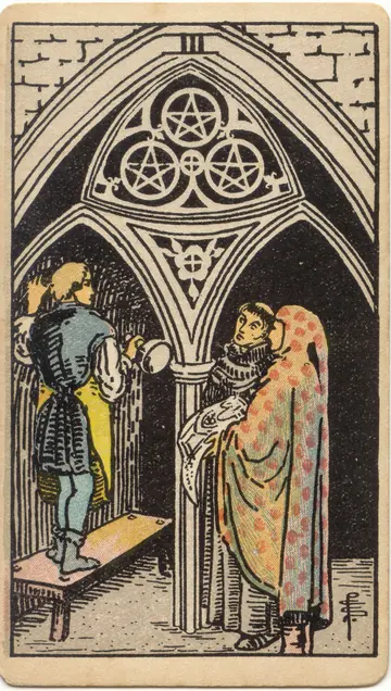 ไพ่ทาโรต์ 3 เหรียญ Three of Pentacles