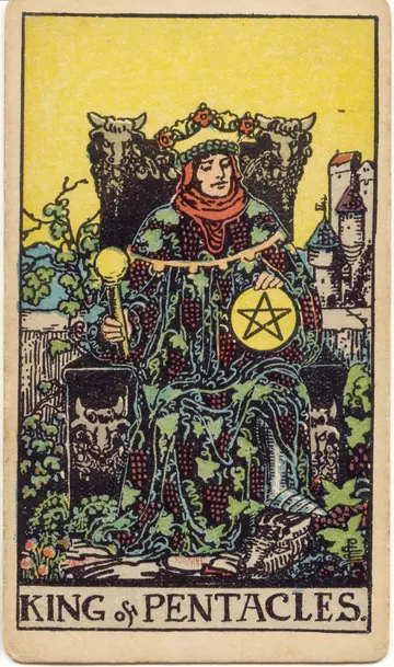 ไพ่ทาโรต์ ราชา เหรียญ King of Pentacles