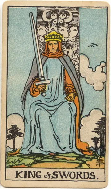 ไพ่ทาโรต์ ราชา ดาบ King of Swords