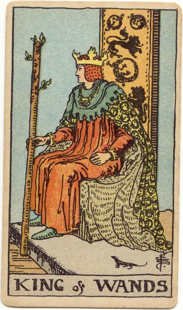 ไพ่ทาโรต์ ราชา ไม้เท้า King of Wands